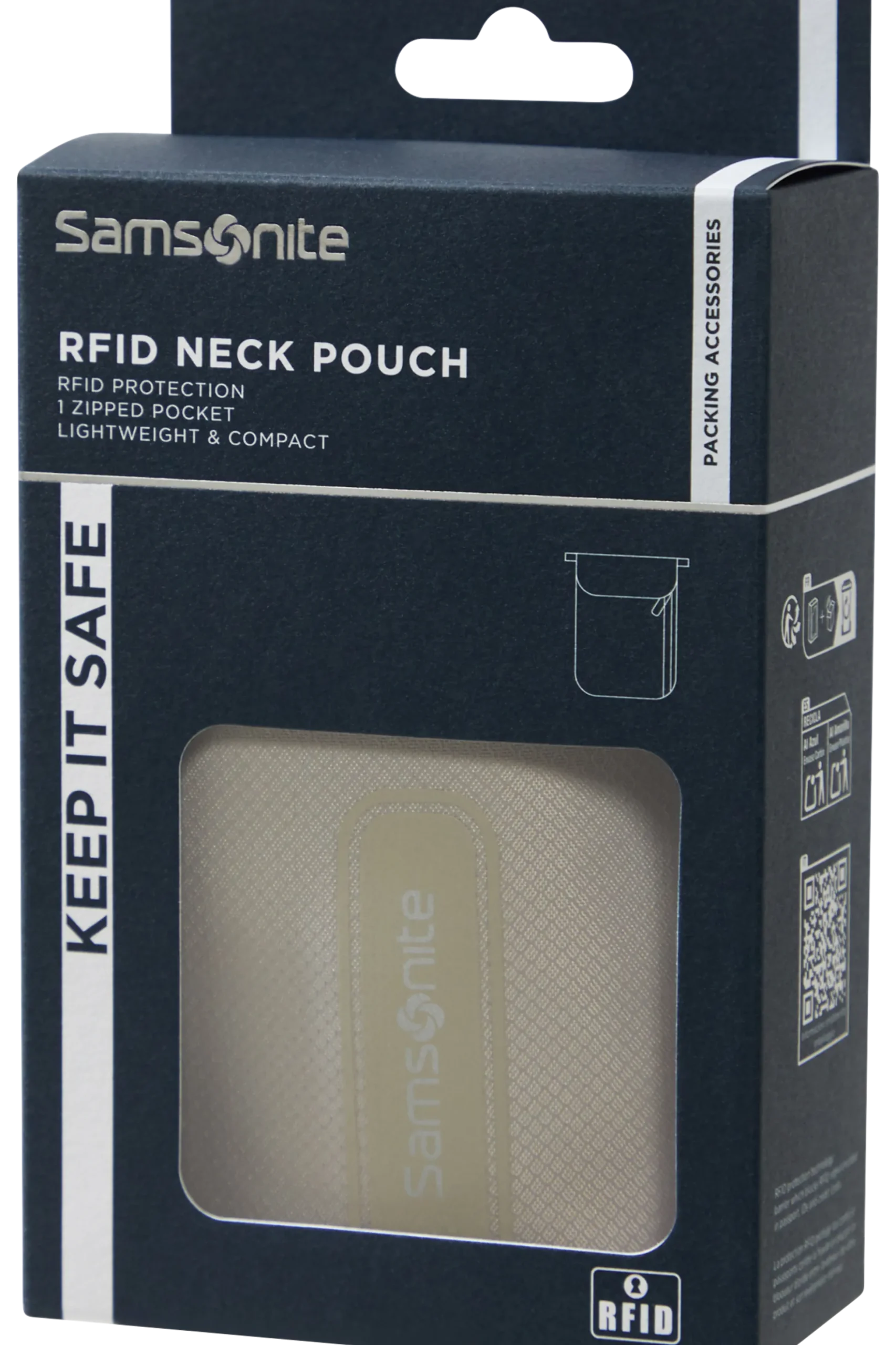 Ta Revolution Pouch da collo con protezione RFID